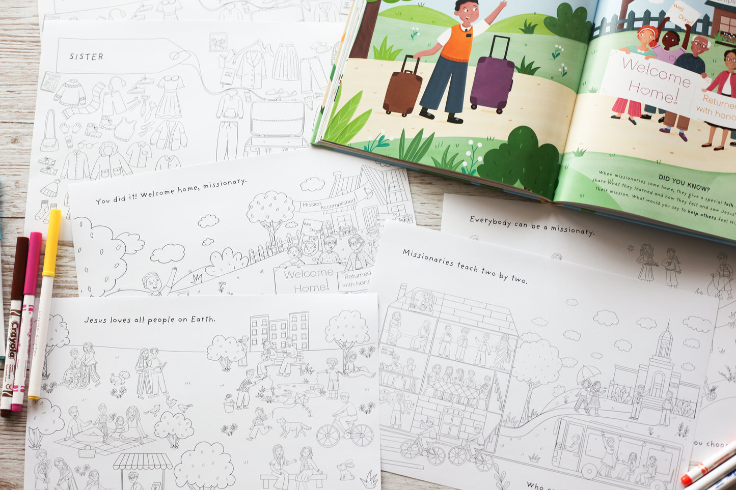 'Called to Serve' Colouring Bundle