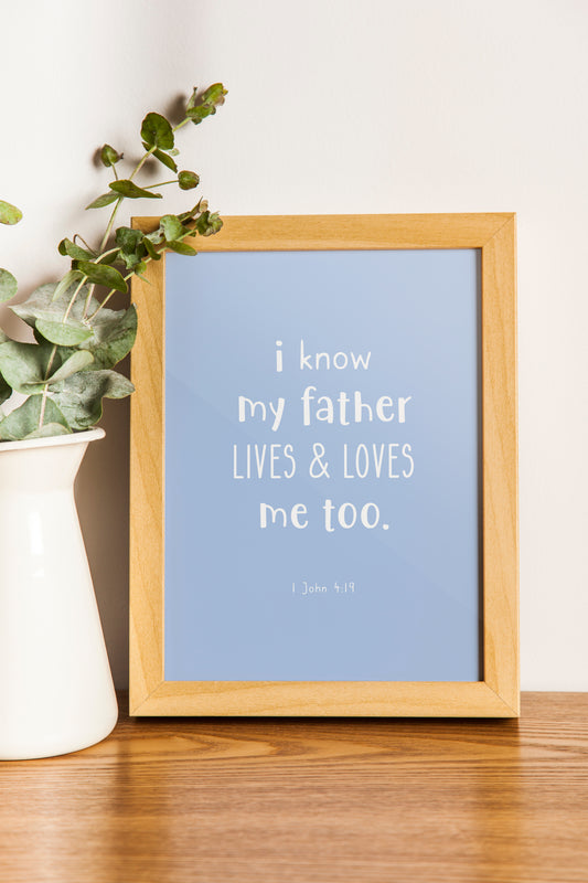 'I know' print