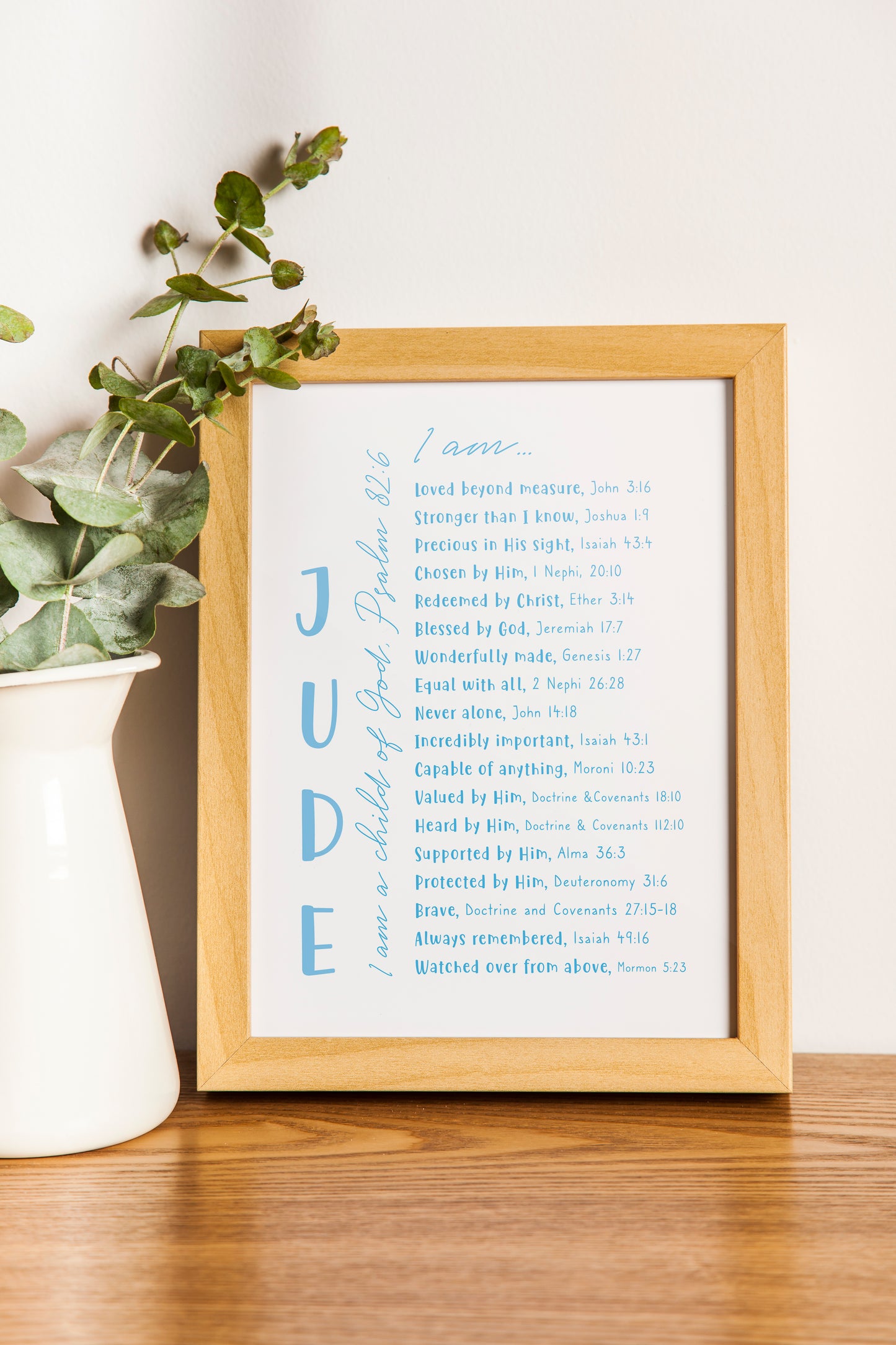 'I am' print