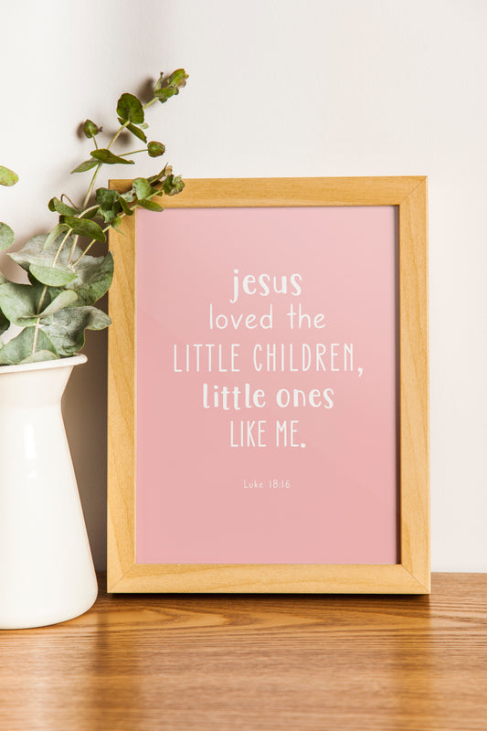 'Little children' print